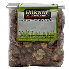 Fairway Peanuts Honey Glazed, 16 Ounce