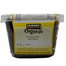 Fairway Organic Raisins, 16 Ounce
