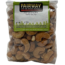 Fairway Toasted Salted Cashews, 16 Ounce