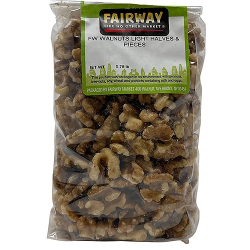 Fairway Walnuts Light Halves & Pieces, 16 oz