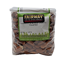 Fairway Almonds Unsalted Toasted, 16 Ounce