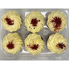 Red Velvet Cupcakes - 6 Pack, 10 Ounce