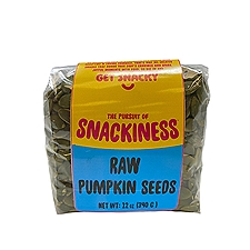 The Pursuit of Snackiness RAW PUMPKIN SEEDS, 12 Ounce
