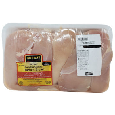 Antibiotic Free Boneless/Skinless Chicken Breast, 3.3 pound