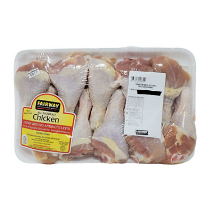 Fairway Antibiotic Free Family Pack Chicken Drumsticks   , 3.5 pound
