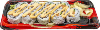 Fujisan Okami Spicy Surimi Roll Sushi - 6 Piece, Freshly Made Sushi