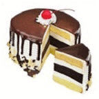 Fresh Bake Shop Black and White Layer Cake, 24 oz