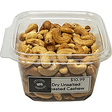 Dry Roasted Unsalted Cashews, 16 Ounce