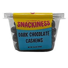 The Pursuit of Snackiness DARK CHOCOLATE CASHEWS, 12 oz