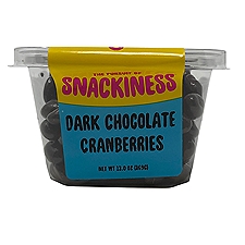 The Pursuit of Snackiness DARK CHOCOLATE CRANBERRIES, 13 Ounce