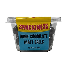 The Pursuit of Snackiness DARK CHOCOLATE MALT BALLS, 9 oz