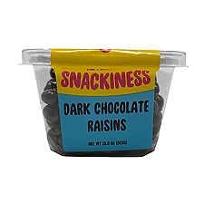 The Pursuit of Snackiness DARK CHOCOLATE RAISINS, 13 Ounce