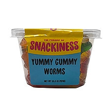 The Pursuit of Snackiness YUMMY GUMMY WORMS, 16 Ounce
