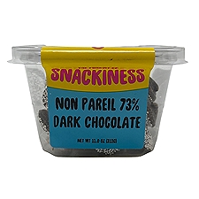 The Pursuit of Snackiness NON PAREIL 73% DARK CHOCOLATE, 11 Ounce