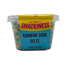 The Pursuit of Snackiness RAINBOW SOUR BELTS, 12 oz