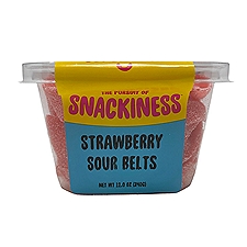 The Pursuit of Snackiness STRAWBERRY SOUR BELTS, 12 oz