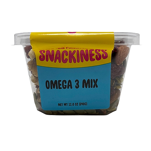 SNACKINESS OMEGA 3 MIX 12 ounce