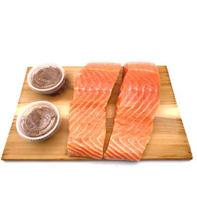 Home Chef Studio Cedar Plank Salmon with Brown Sugar , 14 oz