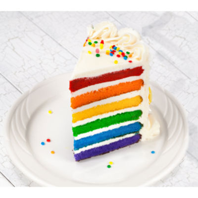 Fresh Bake Shop Rainbow Layer Cake, 8 oz