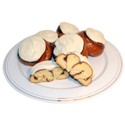 Fresh Bake Shop Home Style Iced Cinnamon Bun, 6 ct, 17 oz