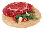 Kosher Rib Club Steak - Boneless, Thin Sliced, 1 pound