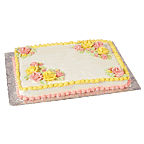 Fresh Bake Shop Vanilla Filled Chocolate Cake Chocolate Icing, 50 oz