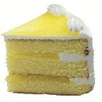 Fresh Bake Shop Lemon Coconut Cake Slice, 3 oz, 3 Ounce