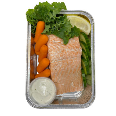 Poached Salmon Entree, 6 oz