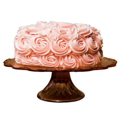Pink Champagne Rosette Cake - 5 in, 18 oz