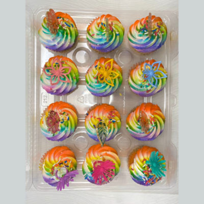 Seasonal Decorated Cupcakes with Picks 12 ct   , 20 oz