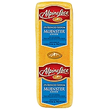 Alpine Lace Reduced Sodium Muenster Cheese, 1 Pound