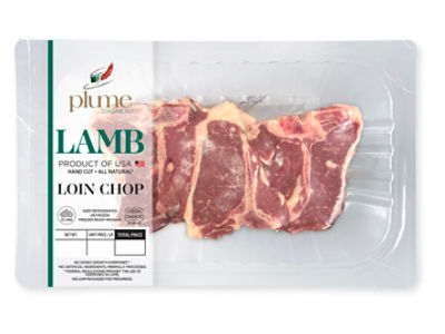 Plume de Agneau Domestic Lamb Loin Chop.