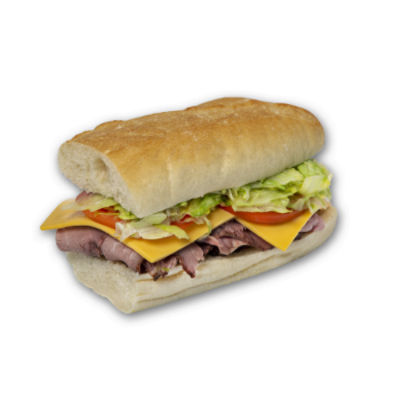 ShopRite Kitchen Half Sub - Roast Beef & Cheese on Wheat, 9 oz