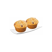 Fresh Bake Shop Cranberry Orange Puffin Muffins - 2 ct, 10 Ounce