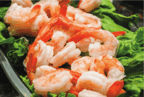 Frozen Cooked Shrimp, 1 pound