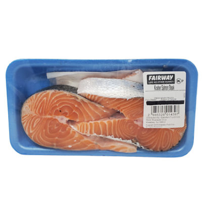 Kosher Salmon Steak, 14 oz