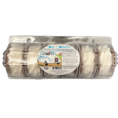 Sip N' Swirl Vanilla Ice Cream Sandwiches, 15 oz