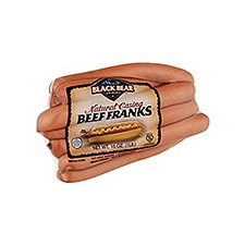 Black Bear Natural Casing Beef Franks, 16 Ounce