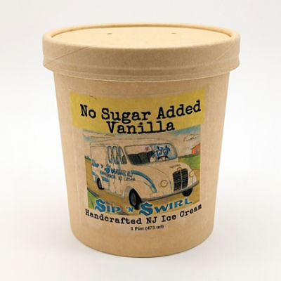Sip 'N Swirl Pint - No Sugar Added Vanilla , 1 pint