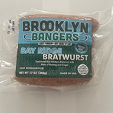 Brooklyn Bangers Bay Ridge Brats, 12 oz
