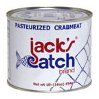 Jack's Catch Pasteurized Crabmeat - Lump, 16 oz