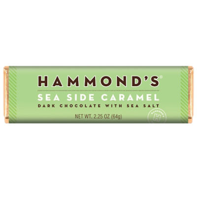 HAMMOND SEASIDE CARAMEL DARK CHOC BAR, 2.25 oz