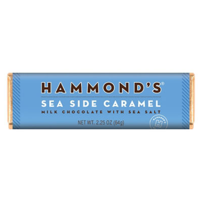 HAMMOND SEASIDE CARAMEL MILK CHOC BAR, 2.25 oz