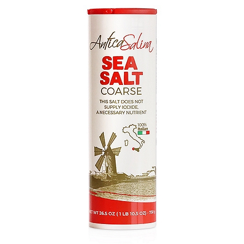 Antica Salina Salt Sea Coarse Canister Sicilian 26.5 oz