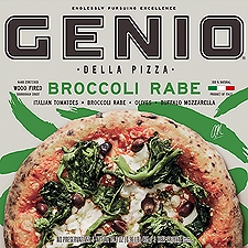 Genio Della Pizza Broccoli Rabe & Olives Pizza, 15.3 oz
