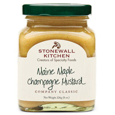 Stonewall Kitchen Maine Maple Champagne Mustard, 8 oz