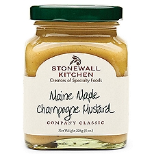 Stonewall Kitchen Maine Maple Champagne, Mustard, 8 Ounce