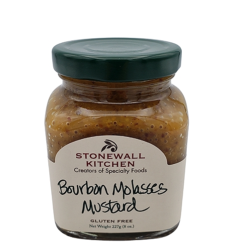 Stonewall Kitchen Bourbon Molasses Mustard, 8 fl oz