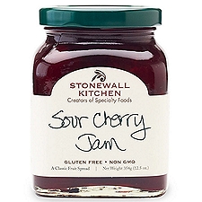 Stonewall Kitchen Sour Cherry, Jam, 13 Ounce