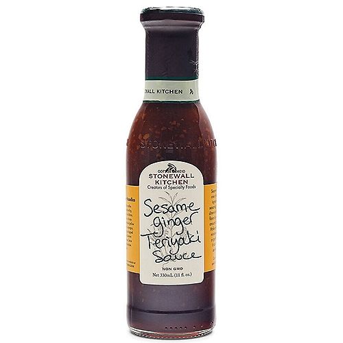 Stonewall Kitchen Sesame Ginger Teriyaki Sauce, 11 fl oz
Sesame seeds are actually one of the oldest recorded ingredients ever used for seasoning. We've added a new dimension to this classic Asian flavor by adding just the right amount of ginger and spices. Make an incredible meal in minutes with chicken, beef or pork in a stir-fry, or use it as a marinade when sautéing and grilling.